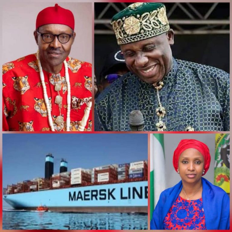 Eze Congratulates Buhari, Amaechi Over Reopening Of Eastern Ports With The Historical Berth Of The First Maersk Lines Service
