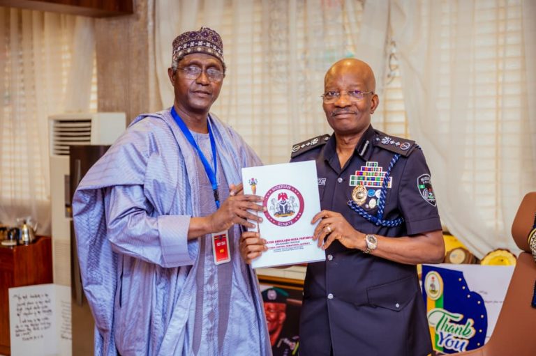 IGP Egbetokun Receives Senator Yar’Adua On Proposed Electoral Reform Bill For Early Voting By Police Officers